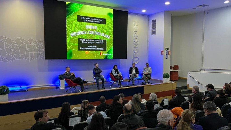 Debate sobre o Centro de Inteligência do Agro ocorreu no Tecnopuc