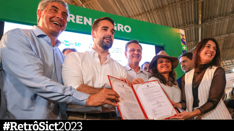 Assinatura do protocolo de intenções com o Ministério da Agricultura e Pecuária na Expointer