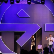 Leite e Simone, da Sict, apresentaram o painel “Passado, presente e futuro: o RS que queremos”
