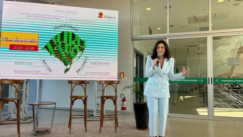 Secretária Simone Stülp apresentou iniciativas da Sict e do Plano Rio Grande