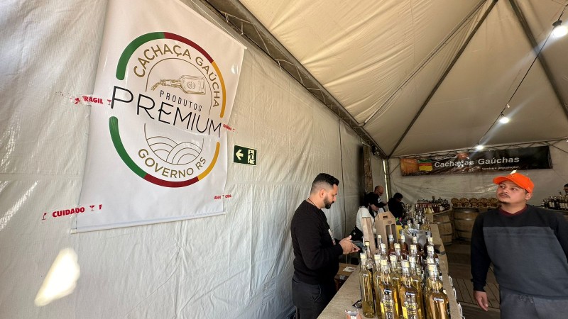 Produtos premium estão na Casa da Cachaça, na Expointer