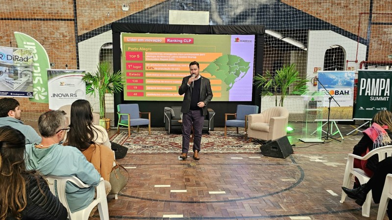 Secretário adjunto Mário Augusto Gonçalves palestrou no Rotas da Inovação em Bagé